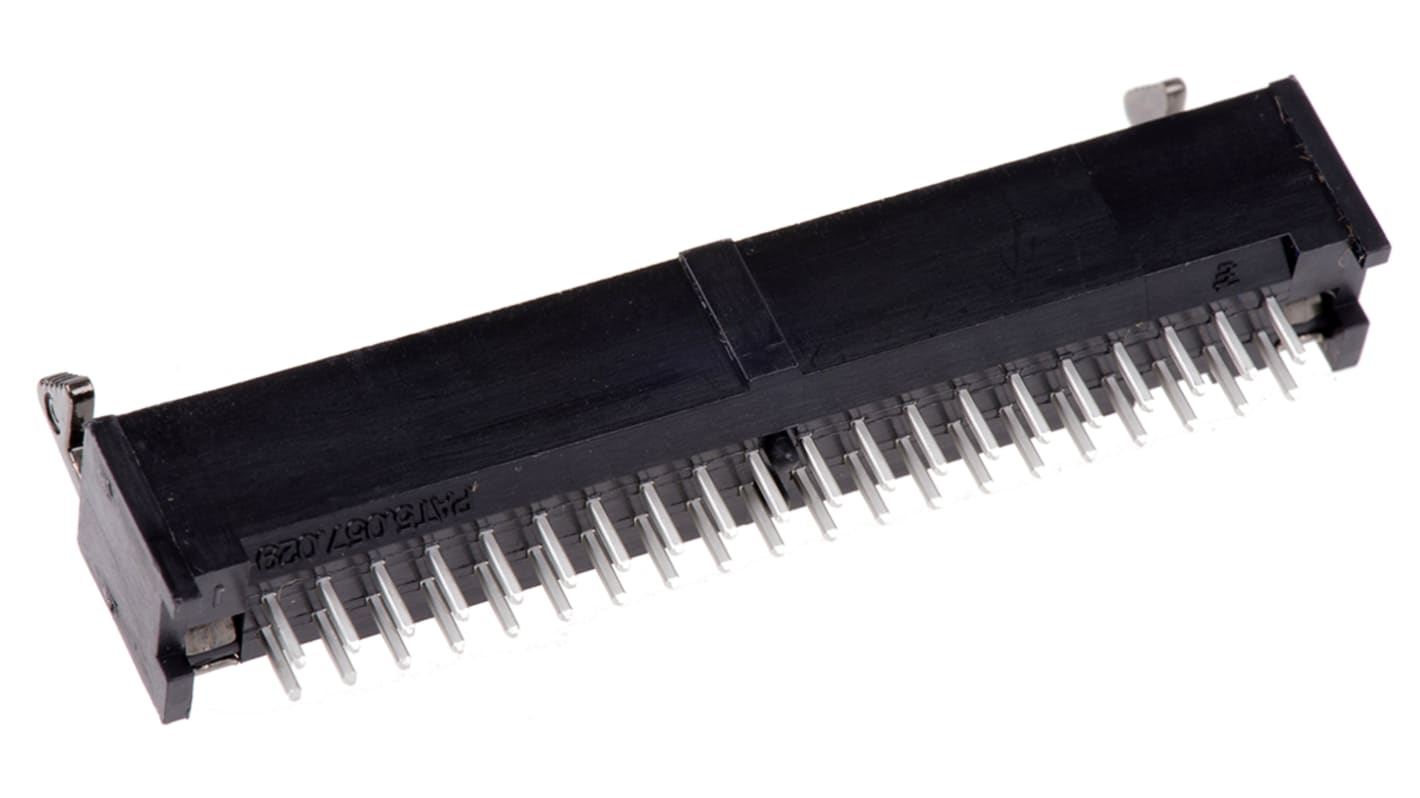 TE Connectivity 40p双排排针 直向线对板连接器, 2.54mm间距, 1.0A, 250.0 V, THT安装, AMP-LATCH系列