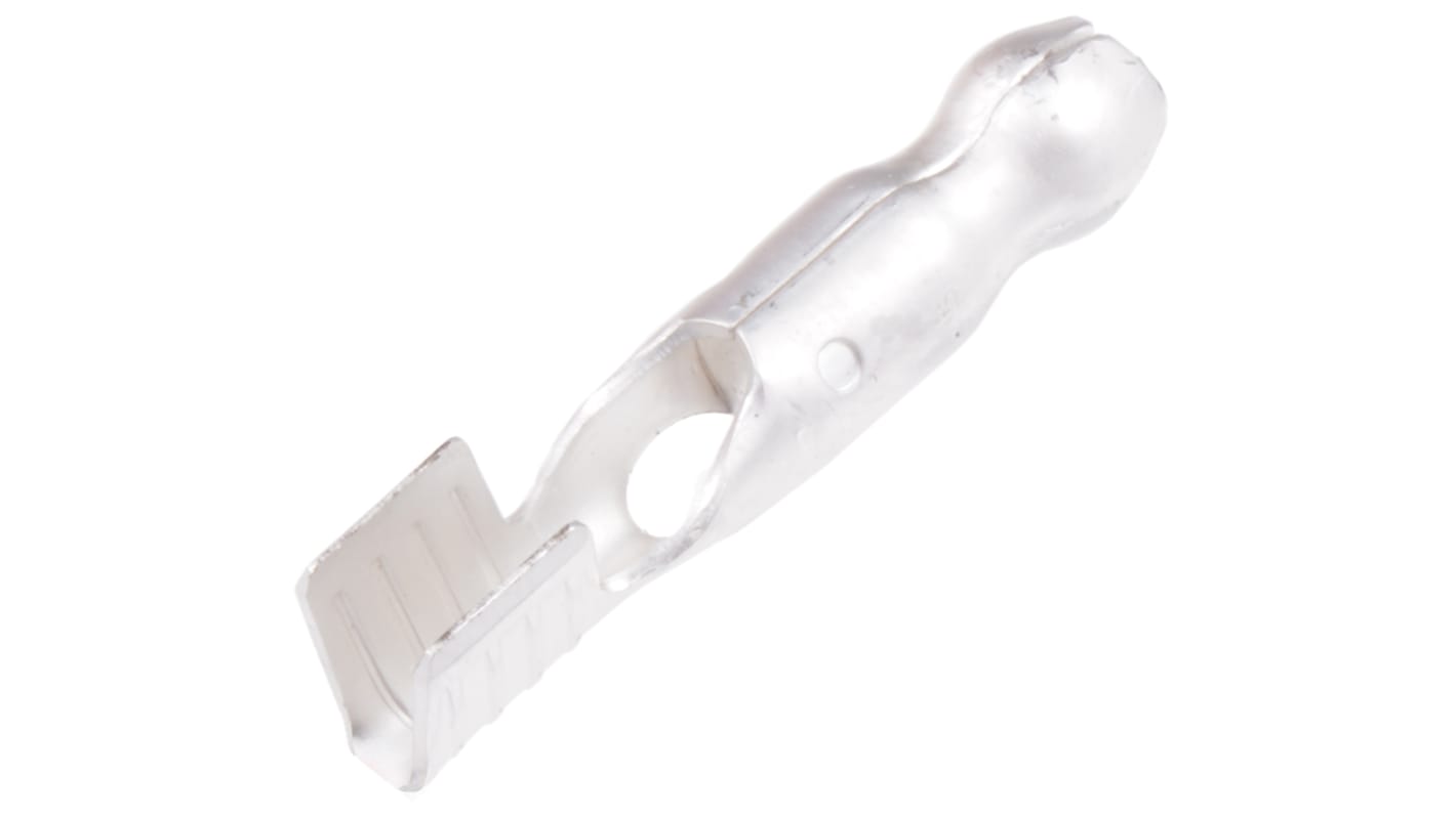 TE Connectivity, 42865 Uninsulated Crimp Bullet Connector, 2mm² to 6mm², 14AWG to 10AWG, 4.6mm Bullet diameter Male