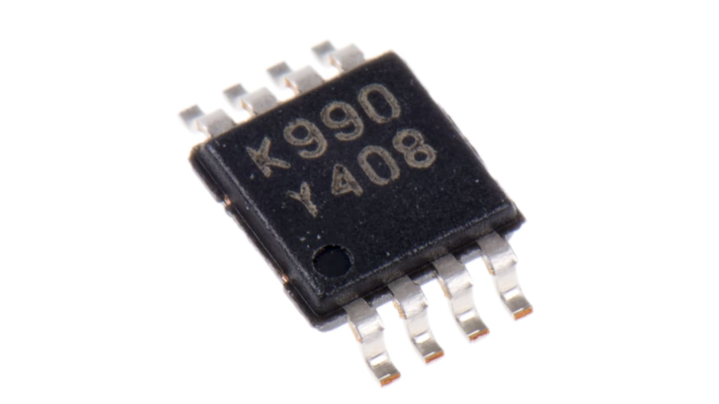 OPA2380AIDGKT Texas Instruments, Transimpedance Amplifier 3 V, 5 V 2-Channel 90MHz 8-Pin MSOP