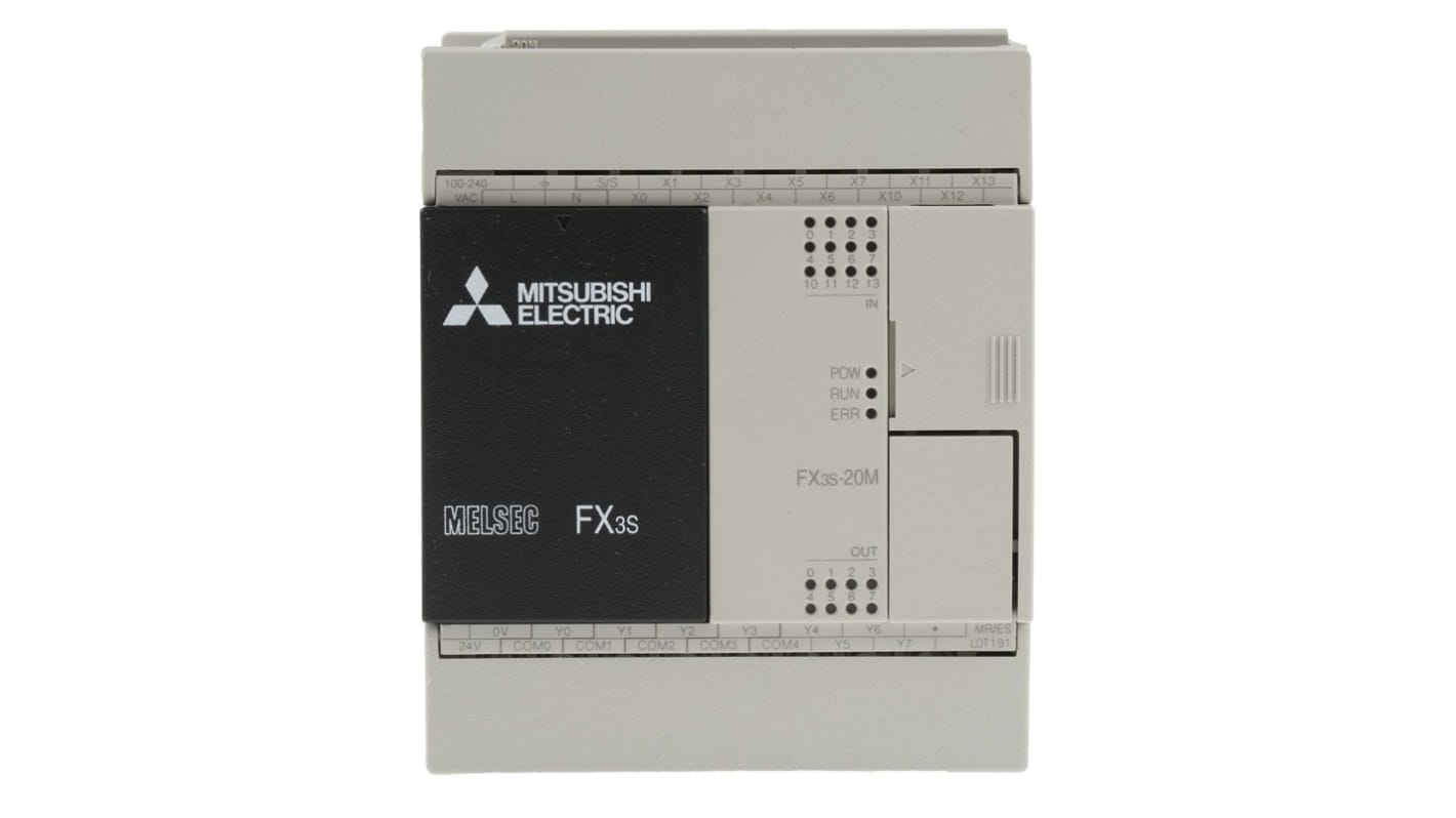 FX3S-20MR/ES | 三菱電機 FX3S PLC (CPUユニット) 12 入力 8 FX3S-20MR/ES | 三菱電機 FX3S PLC (CPUユニット) 12 入力 8