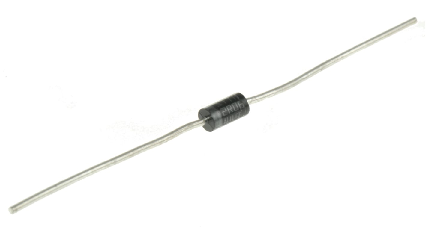 STMicroelectronics Switching Diode, 2A 600V, 2-Pin DO-41 STTH2R06