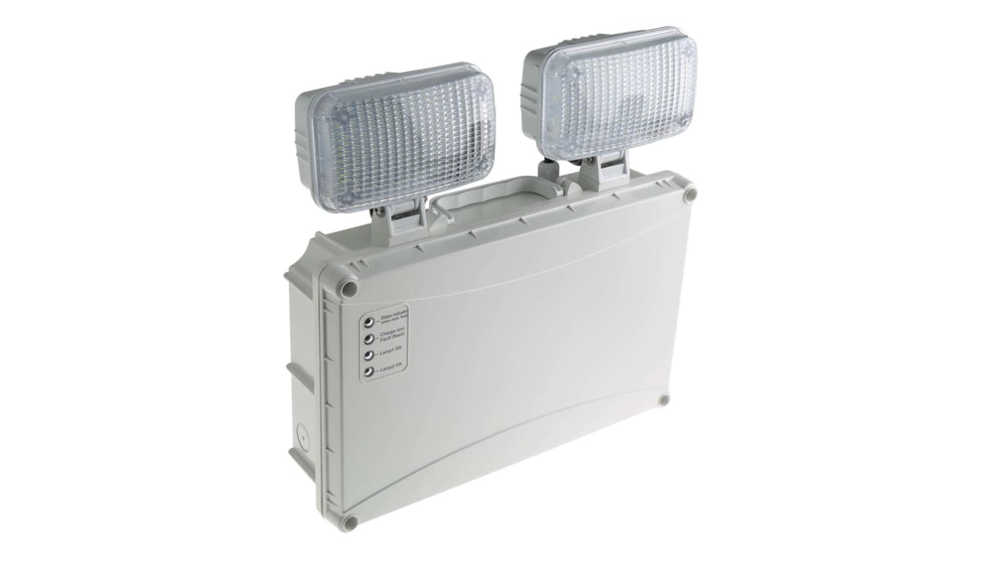 Luces de Emergencia IP65, 2 x 3 W, LED