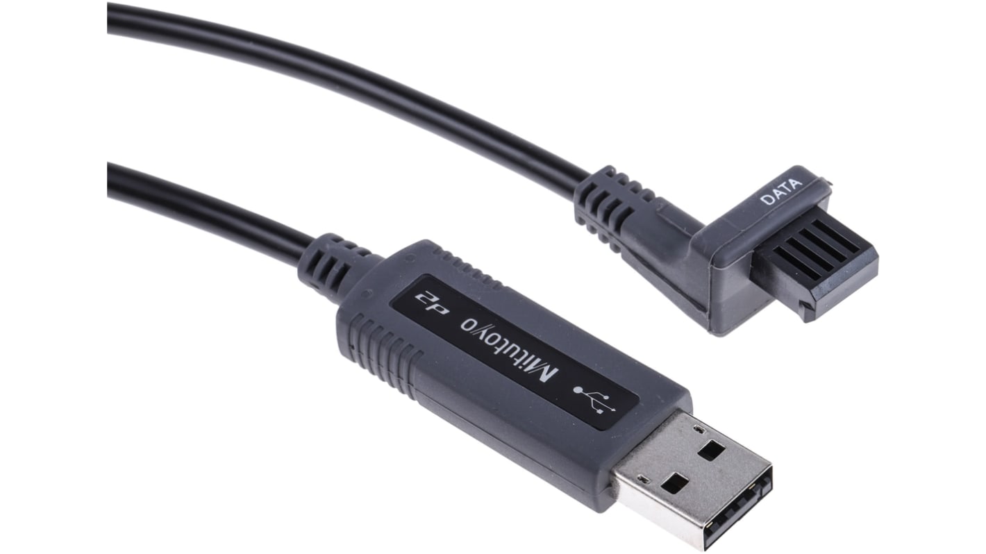 Mitutoyo Linear Counter Cable, USB-A to VCP (USB-INT-C) For Use With Digimatic Series, 2m Length