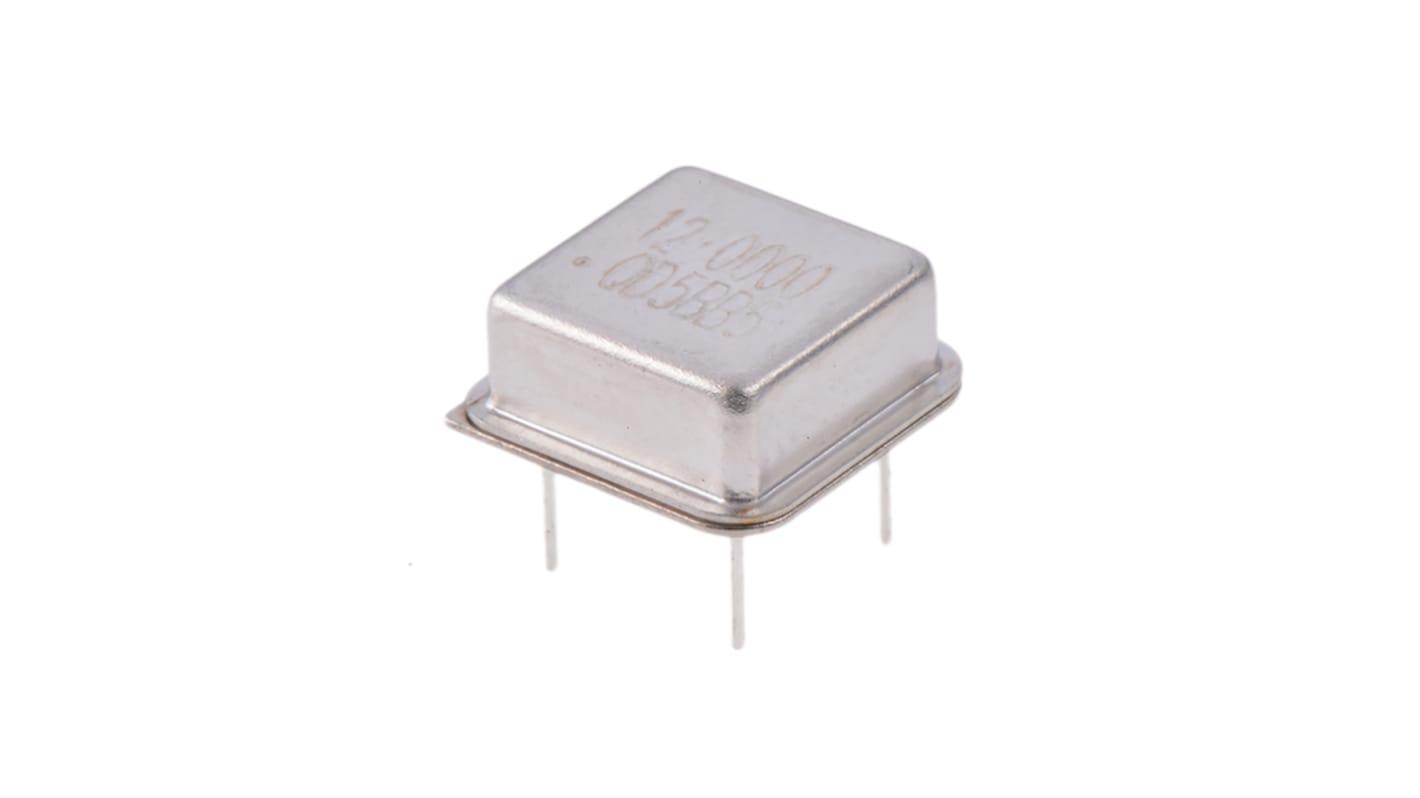 QANTEK, 12MHz XO Oscillator, ±50ppm HCMOS, 8-Pin PDIP QX8T50B12.00000B50TT