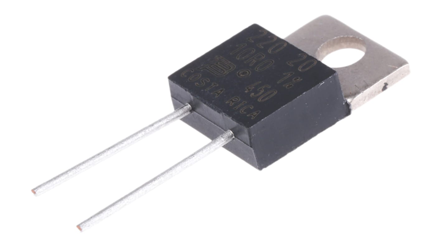 Bourns 厚膜电阻, 10Ω, 20W, ±1%容差, ±100ppm/°C, TO-220, PWR220T系列