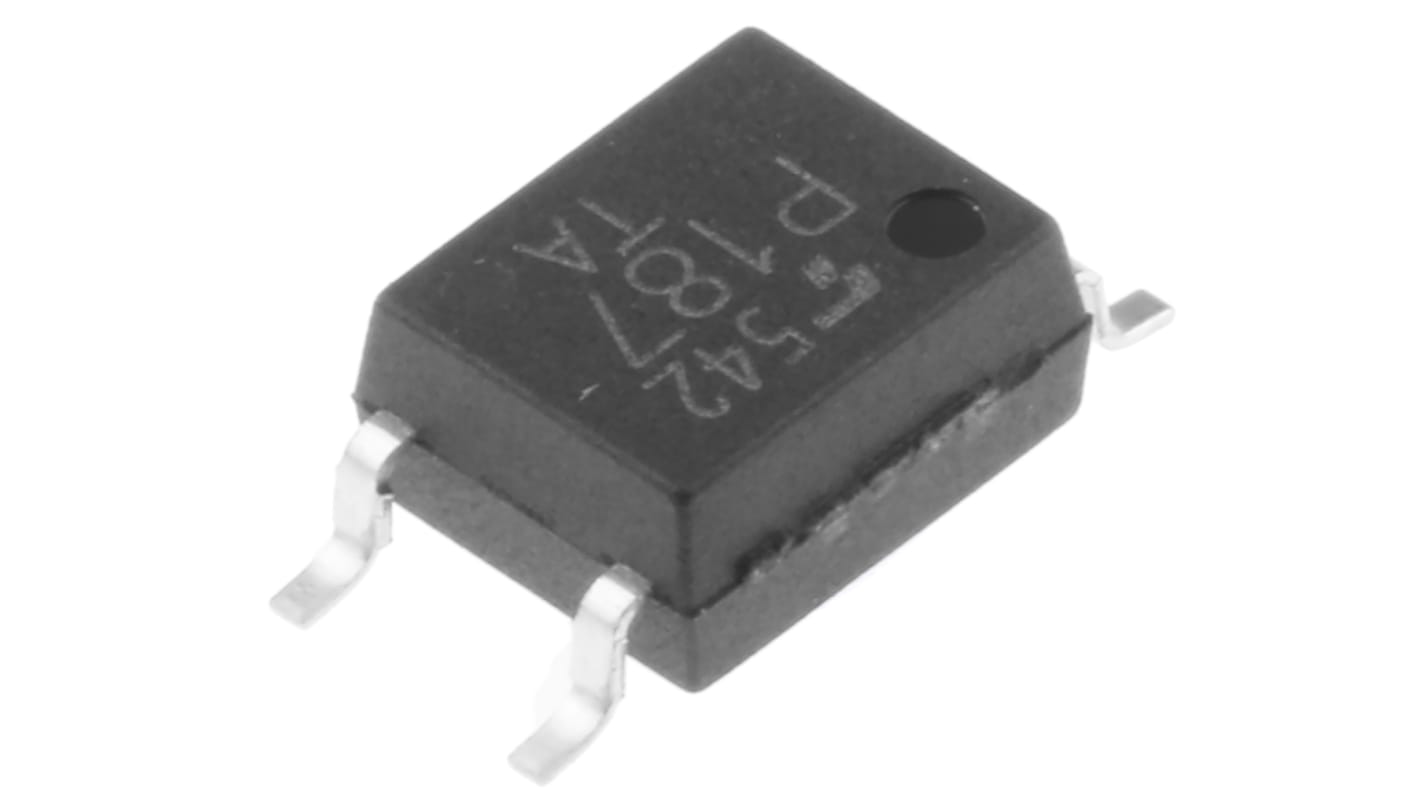 Toshiba, TLP187 DC Input Darlington Output Optocoupler, Surface Mount, 4-Pin SOIC