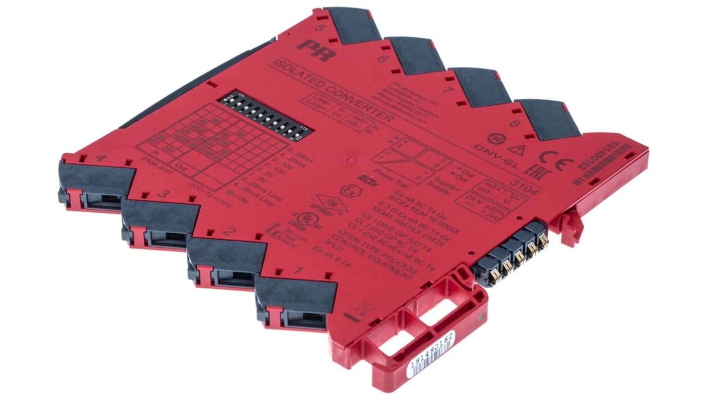 Convertitore e isolatore di segnale PR Electronics serie 3100, ATEX