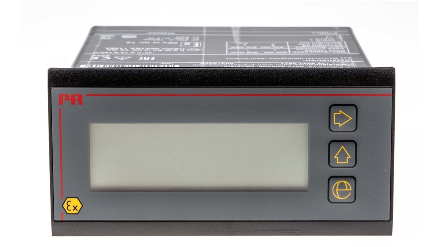 PR Electronics 5500 LCD Digital Panel Multi-Function Meter, 44.5mm x 91.5mm