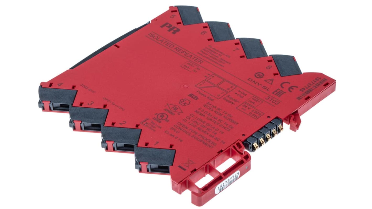 Convertitore e isolatore di segnale PR Electronics serie 3100, ATEX