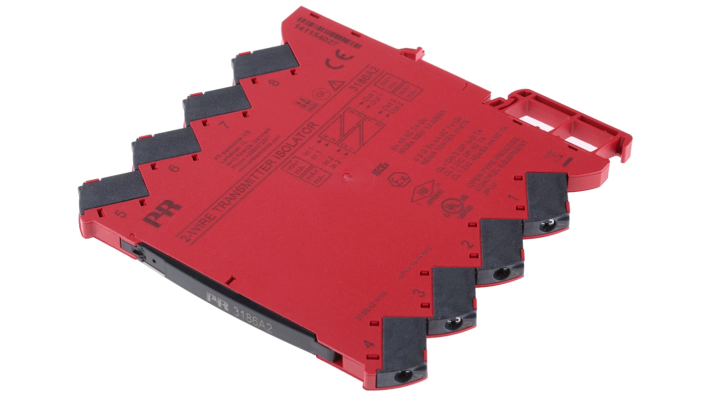 PR Electronics 3100 Messumformer, Signaltrenner 6 → 35V dc, Strom 3.5 → 23mA EIN / Strom 50mA AUS