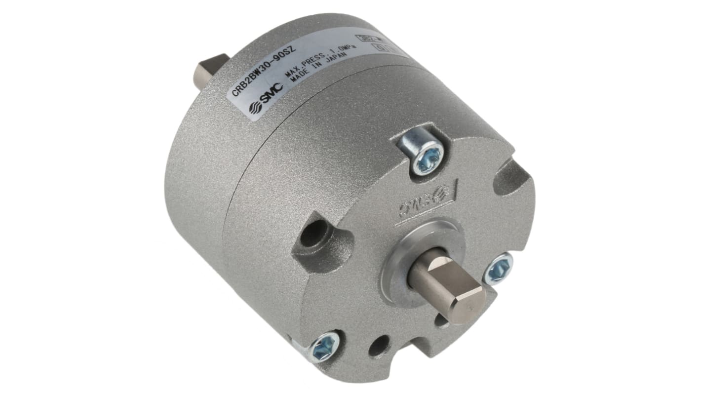 SMC CRB Series 1 MPa Double Action Pneumatic Rotary Actuator, 90° Rotary Angle, 30mm Bore