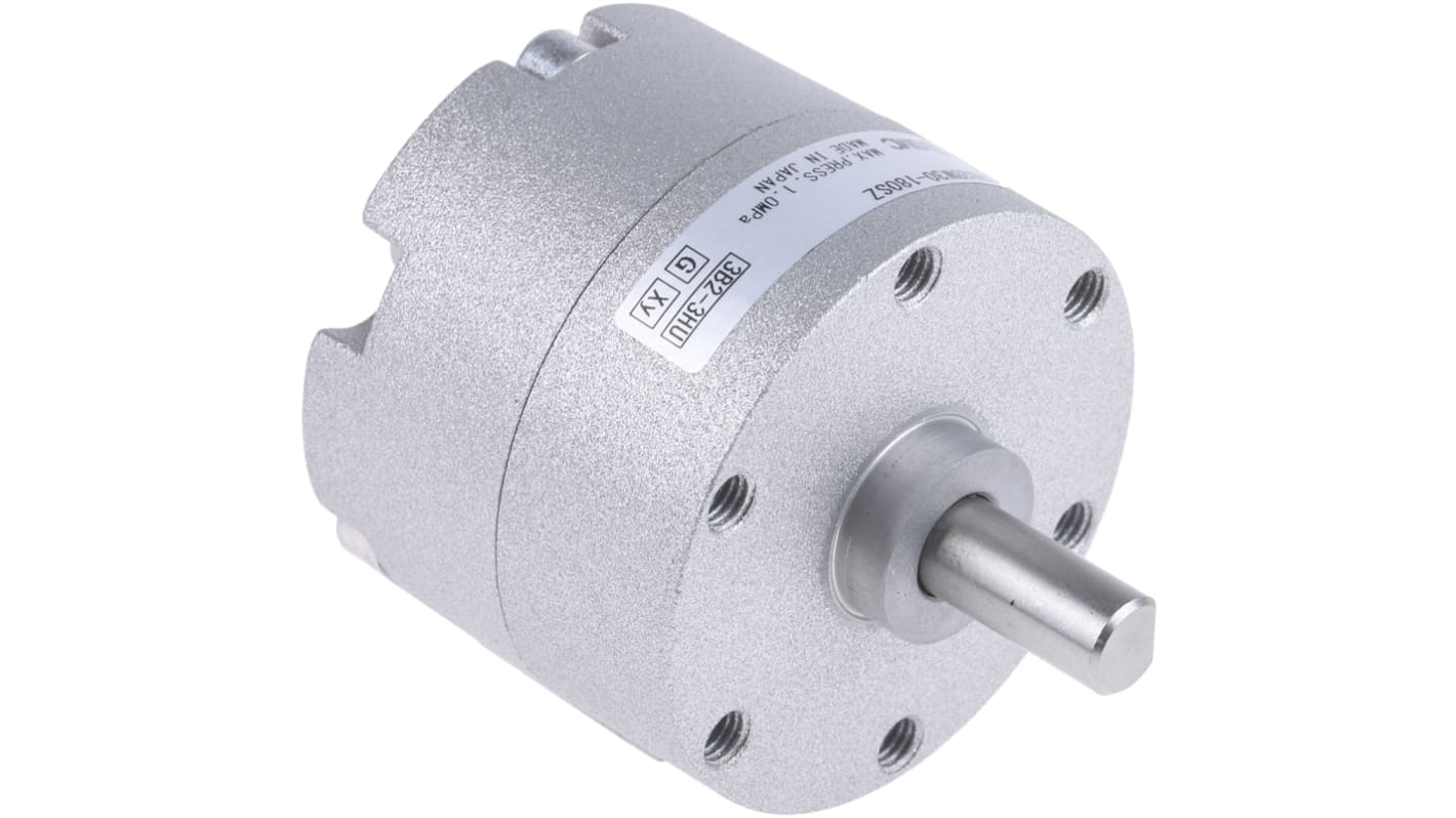 SMC CRB Series 1 MPa Double Action Pneumatic Rotary Actuator, 180° Rotary Angle, 30mm Bore