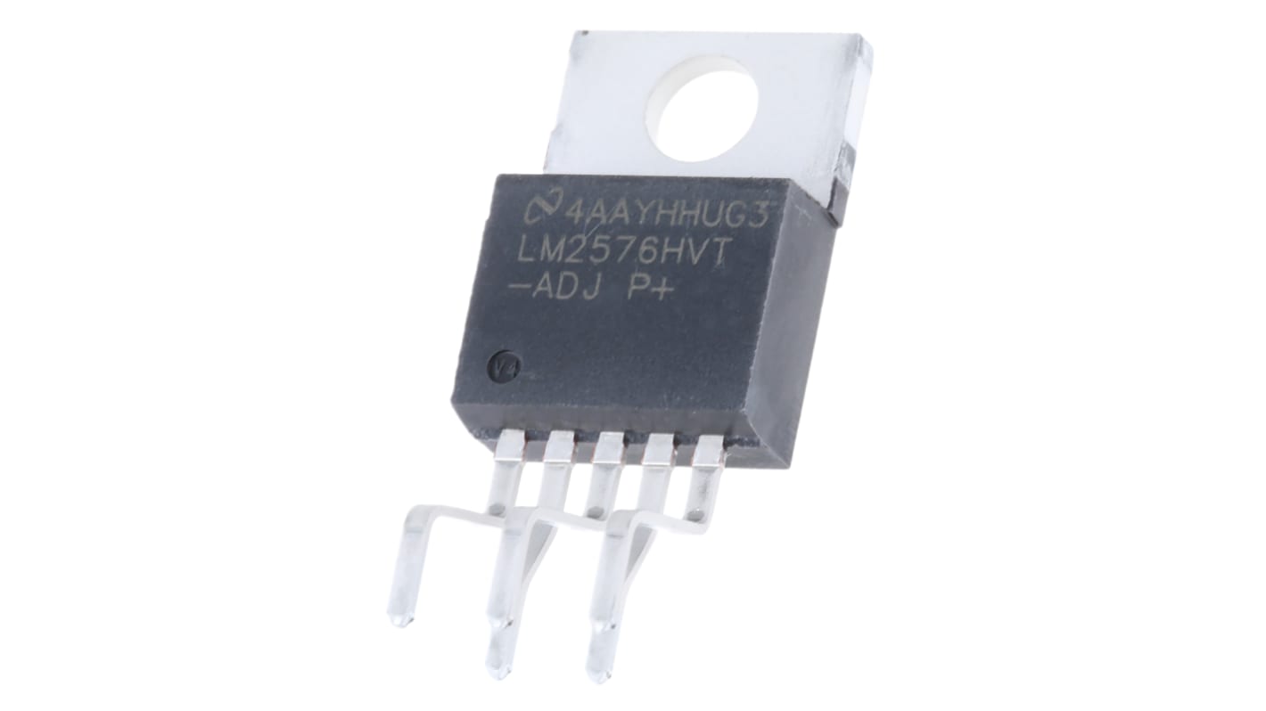 Texas Instruments, LM2576HVT-ADJ/LF03 Step-Down Switching Regulator, 1-Channel 3A Adjustable 5-Pin, TO-220