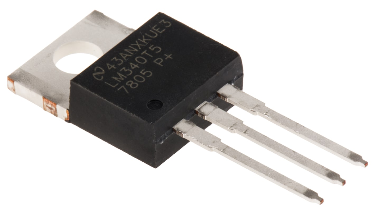 Texas Instruments 线性稳压芯片, 5 V输出, 1A最大输出, 单路输出, TO-220, 3针, 通孔安装, 0 °C→+70 °C