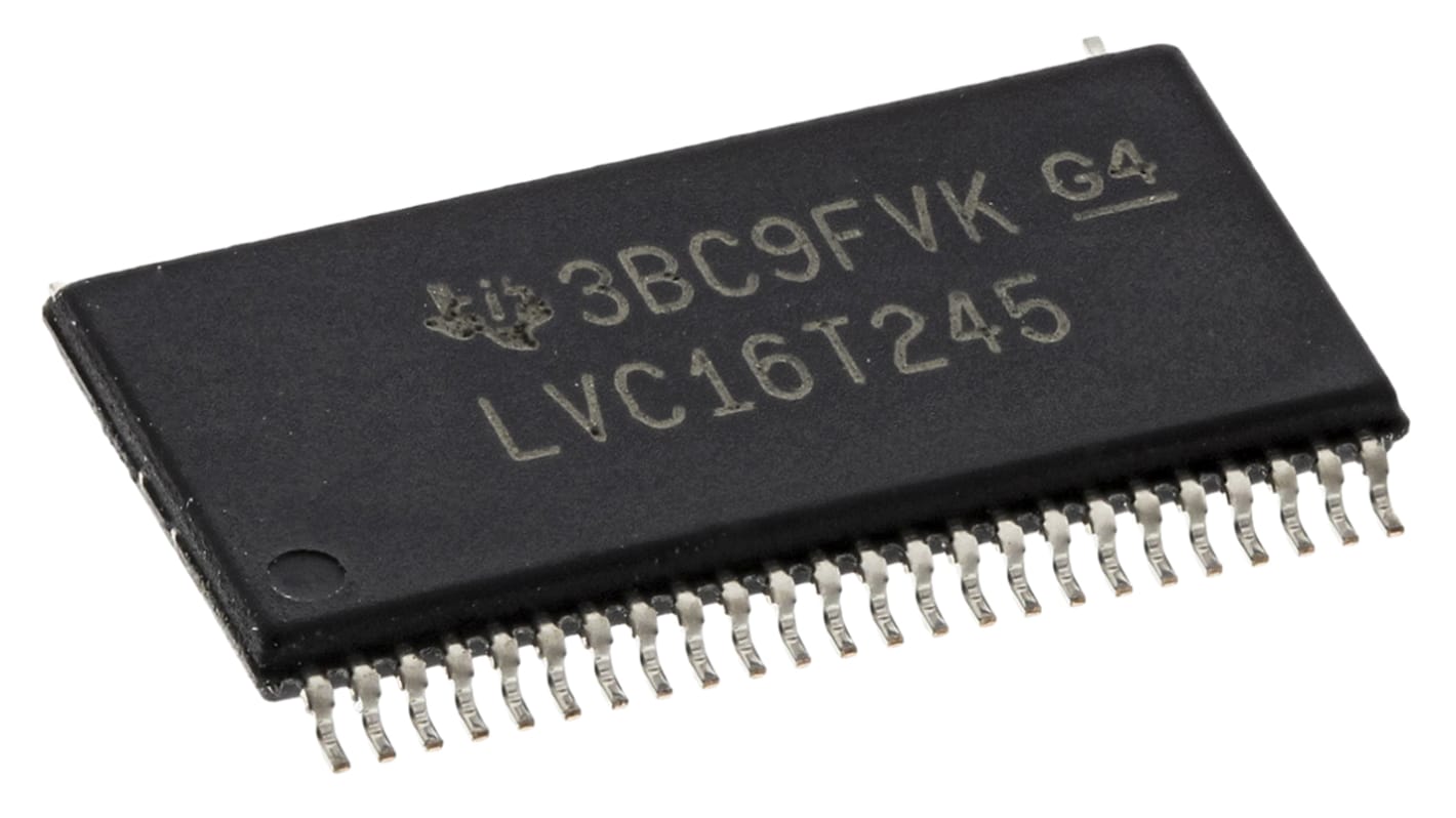 Nadajnik/odbiornik magistrali SN74LVC16T245DGGR, 2 Nadajnik-odbiornik magistrali 74LVC, 16-Bit Nieodwracana 1,65