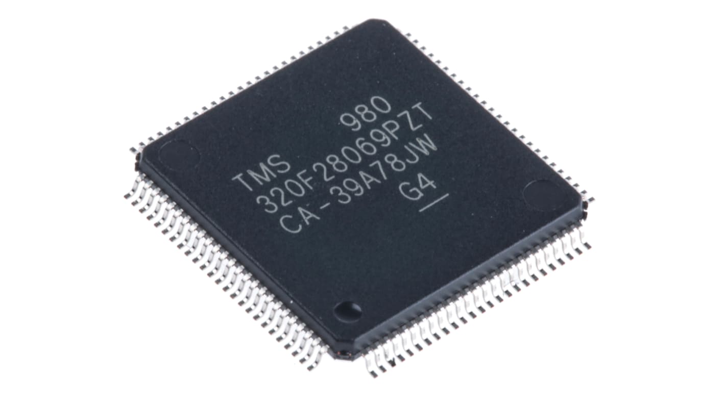 Texas Instruments Mikrocontroller Piccolo C28x 32bit SMD 128 KB LQFP 100-Pin 90MHz 50 kB RAM USB