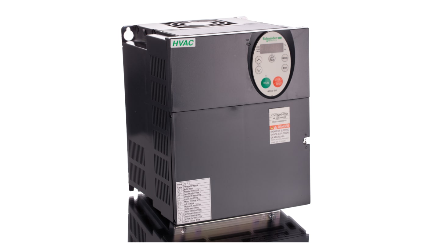 Rs-Online Inverter Schneider Electric 11 kW 400 V c.a. 3 fasi 0.5 → 200Hz