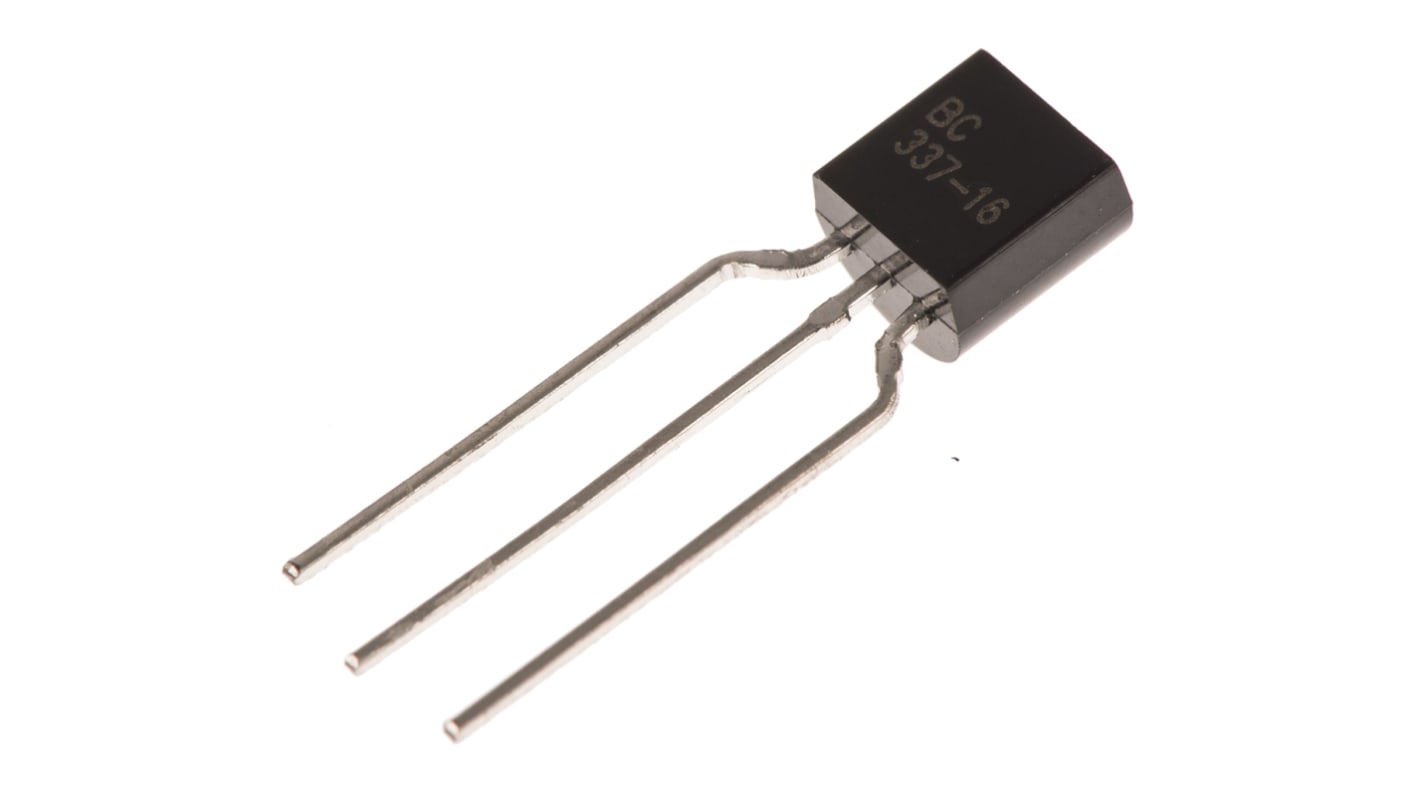 Taiwan Semiconductor BC337-16 A1 NPN Transistor, 800 mA, 45 V, 3-Pin TO-92