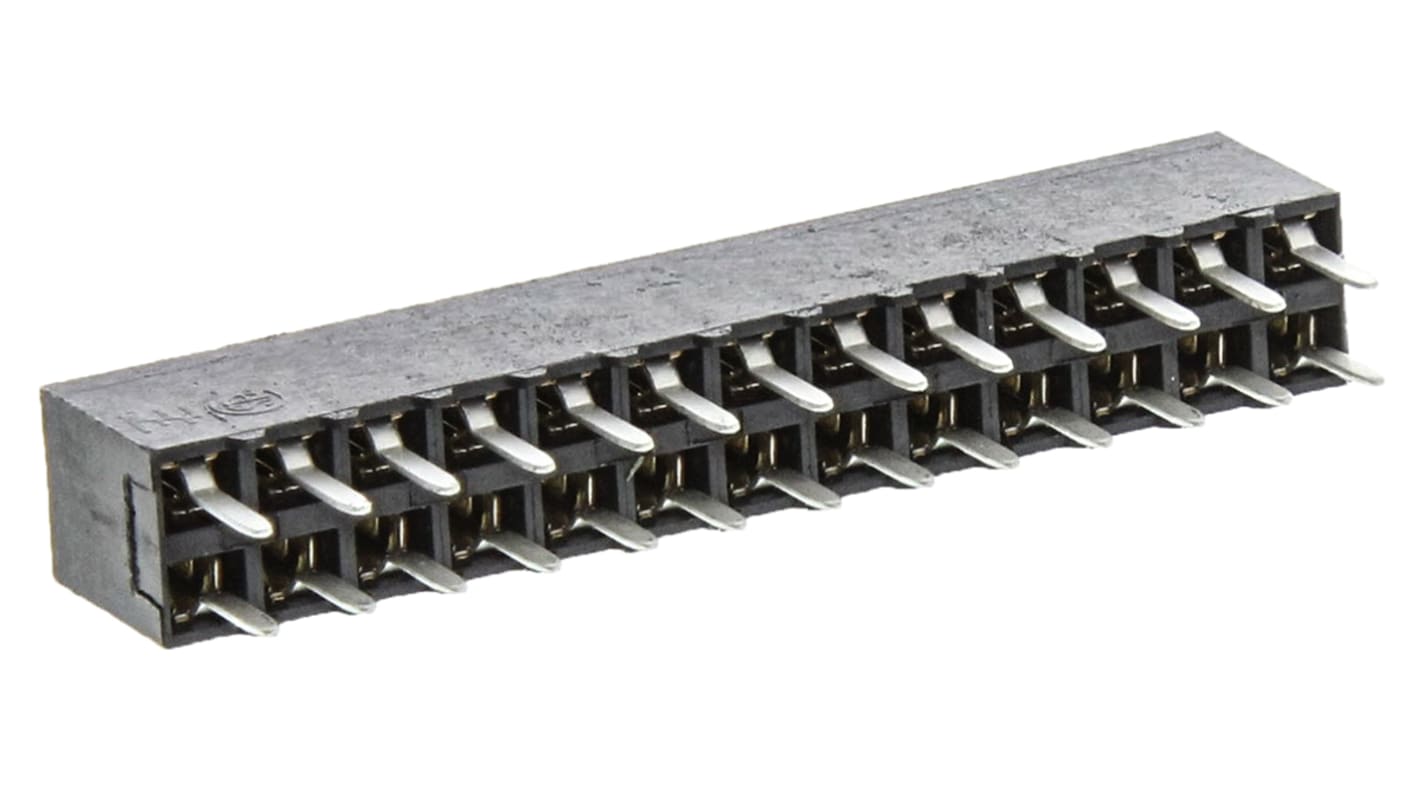 Gniazdo PCB 26 -pinowe 2 -rzędowe raster: 2.54mm typu płytka – płytka Proste Przewlekany