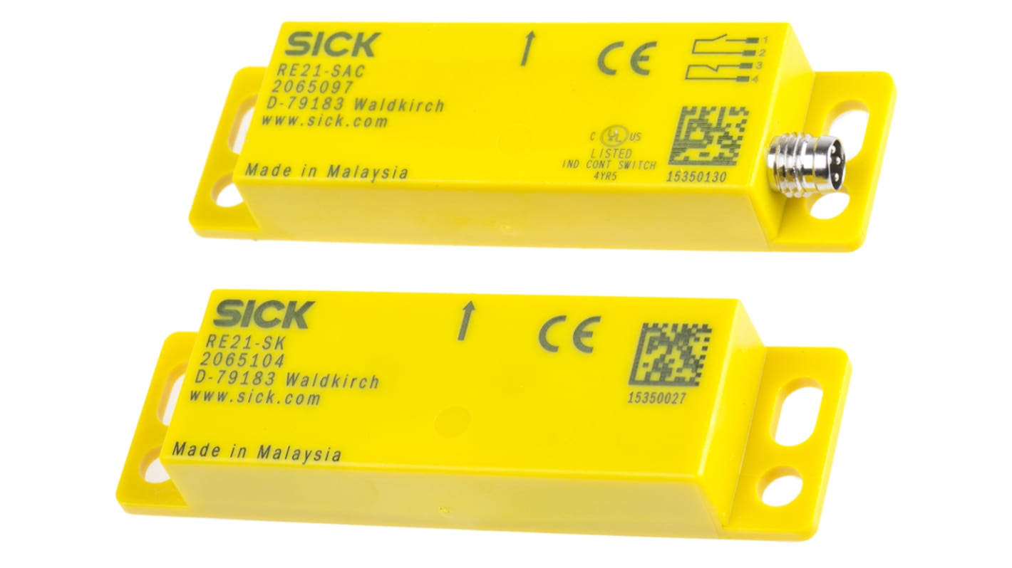Interruttore di sicurezza senza contatto SICK RE21, 30V cc, NA, M8