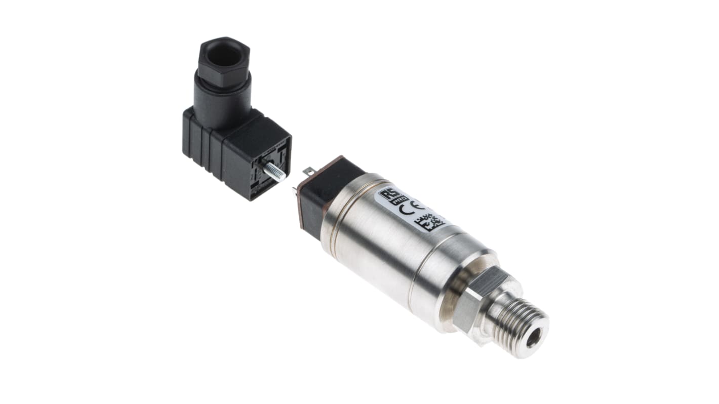 RS PRO Pressure Sensor, 0bar Min, 250bar Max, Voltage Output, Relative Reading