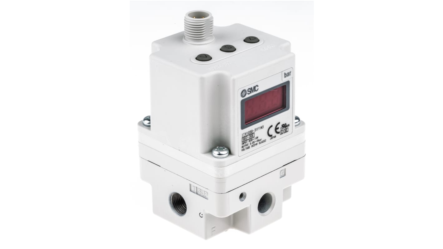 SMC G 1/8 Pneumatic Regulator - 0.005MPa to 0.5MPa, 1/8in, 1MPa max. input