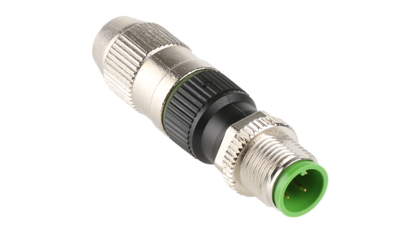 Murrelektronik Circular Connector, 4 Contacts, Cable Mount, M12 Connector, Plug, Male, IP65, IP67, 7000 Series