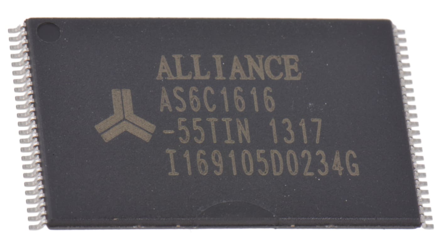 Alliance Memory SRAM, AS6C1616-55TIN- 16Mbit
