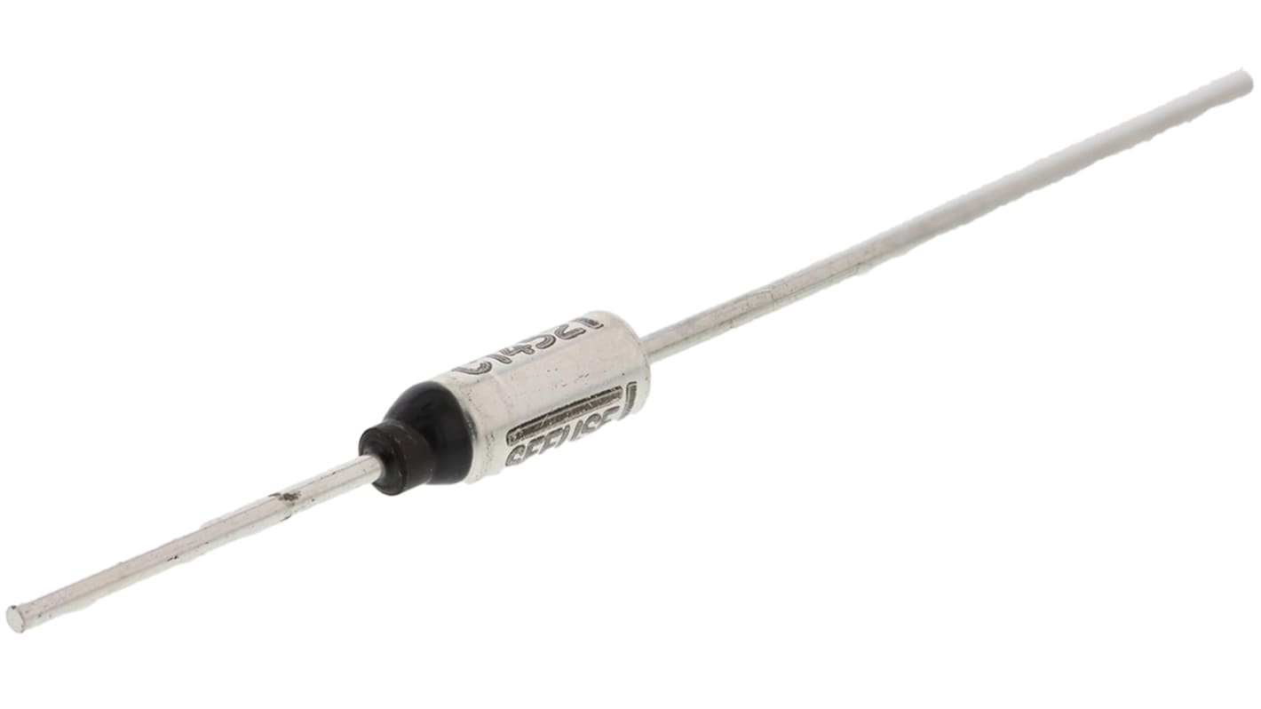 Fusibile termico Limitor, 15 A max, +229°C, cavo Assiale 250V ca