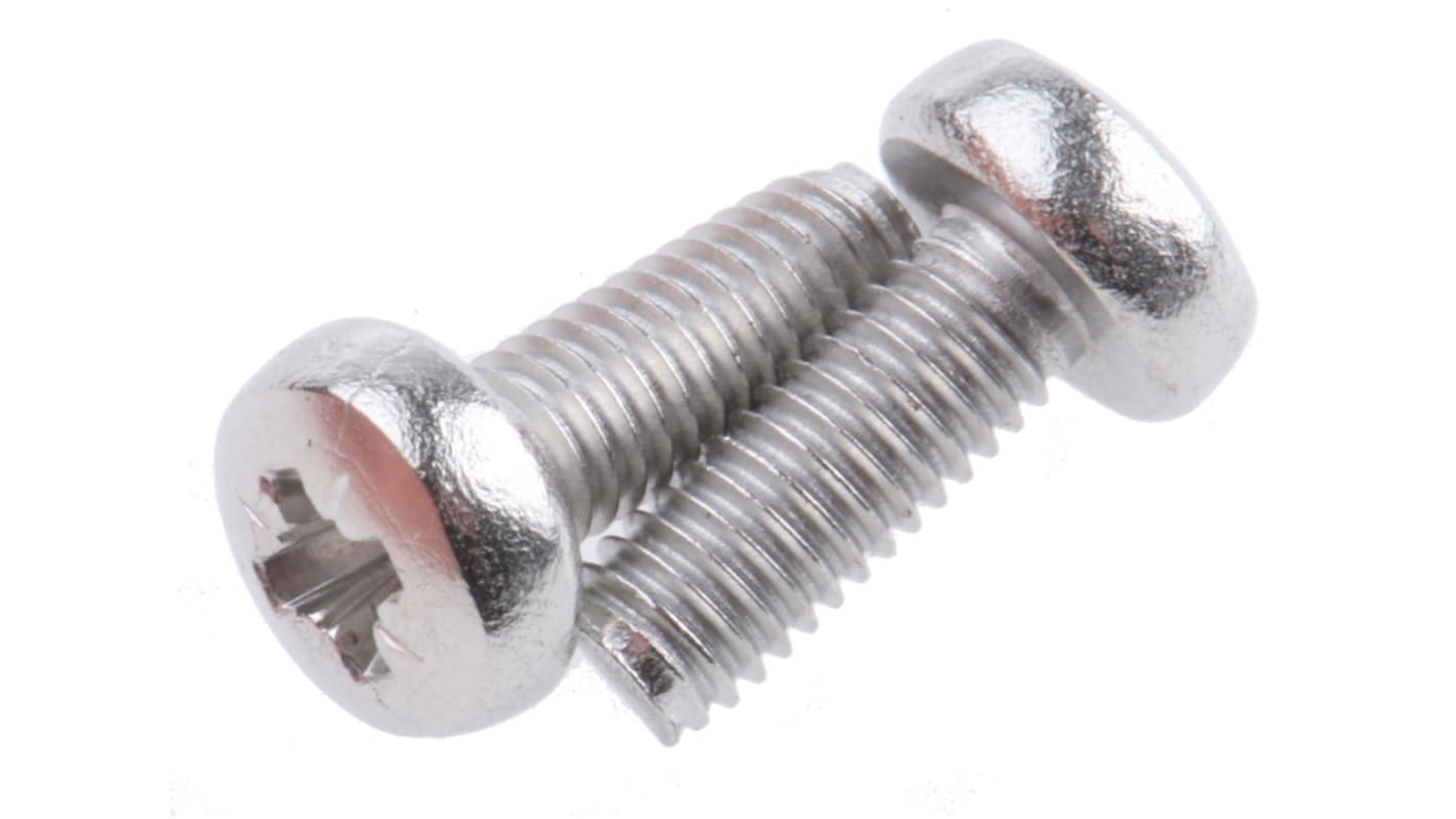 Śruby maszynowe M3 łeb z łbem walcowym soczewkowym Stal nierdzewna długość 8.0mm skok 0.50mm