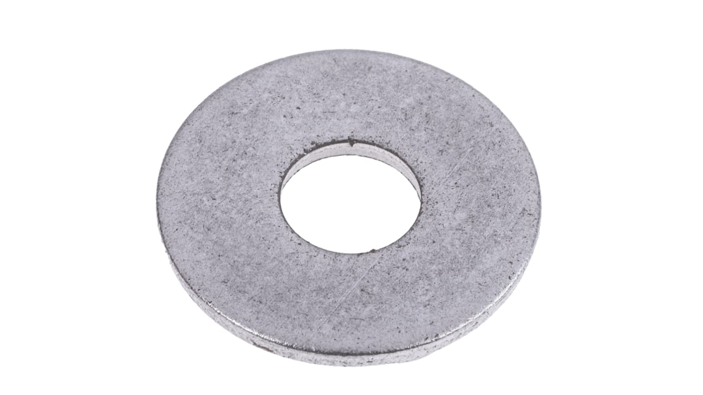 RS PRO Unterlegscheiben für M10 Schrauben Glatt A2 304 Flach-, 2.50mm x 10.50mm x 30.0mm, Edelstahl