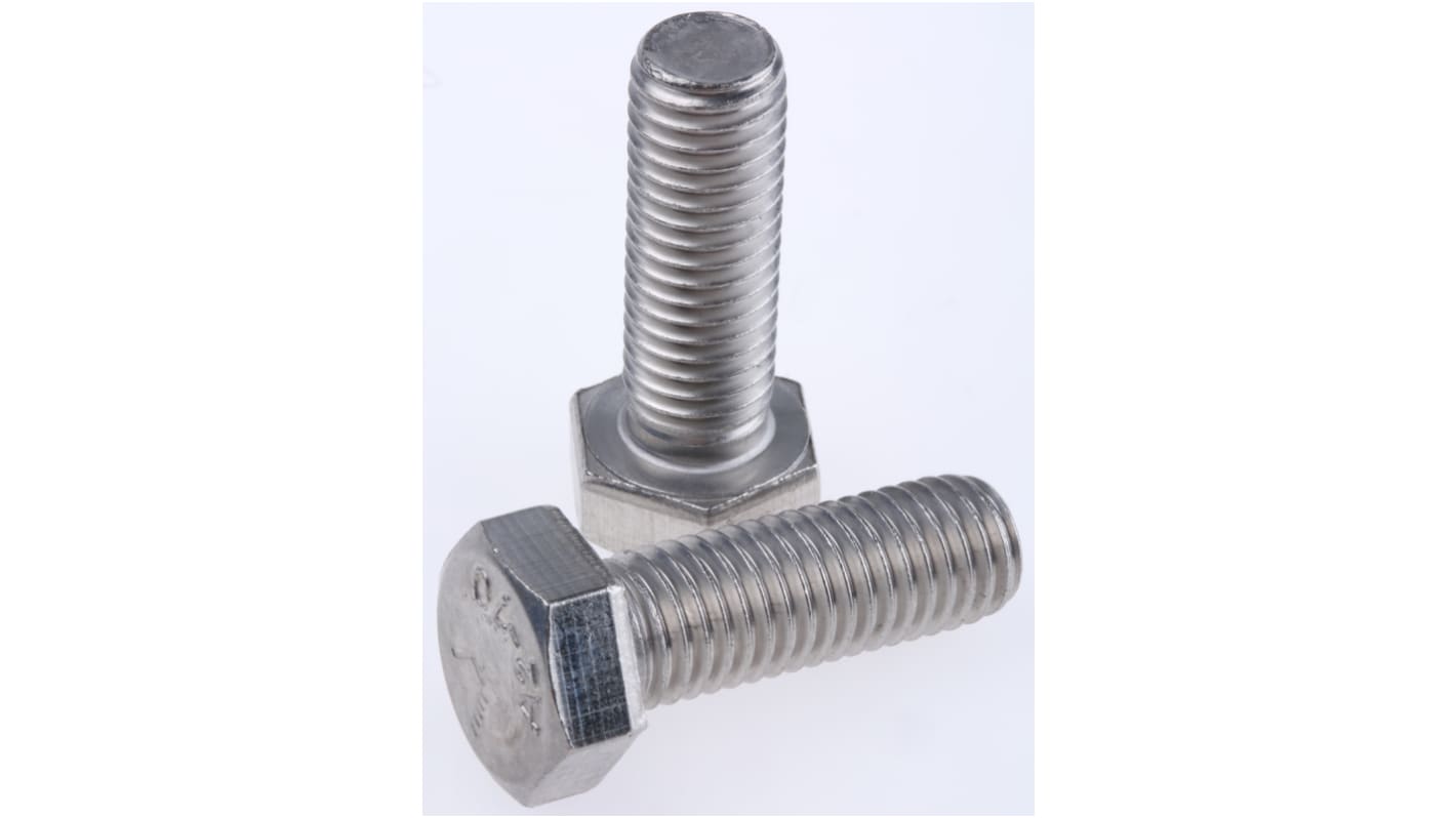 Śruba z łbem sześciokątnym gwint M12 35.0mm skok 1.75mm Stal nierdzewna Sześciokątny RS PRO