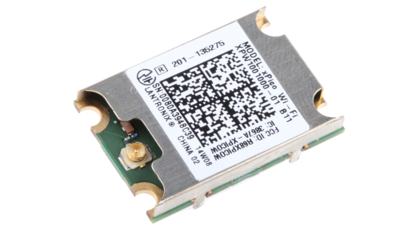 Lantronix XPW100100B-01 3.3V WiFi Module, 802.11b/g/n SPI, USB