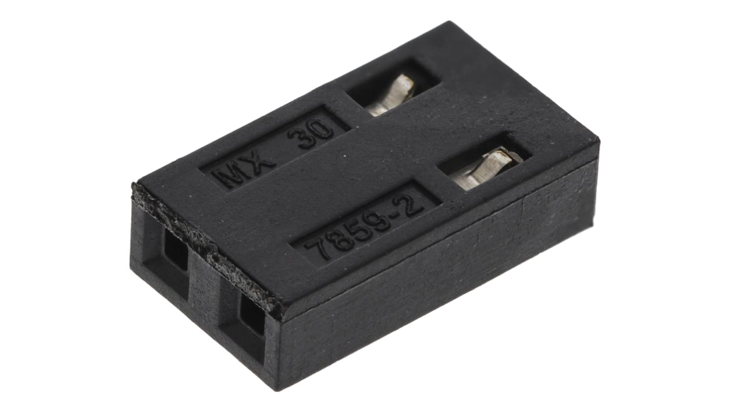 Derivador hembra Molex serie C-Grid de 2 vías, paso 2.54mm, de color Negro