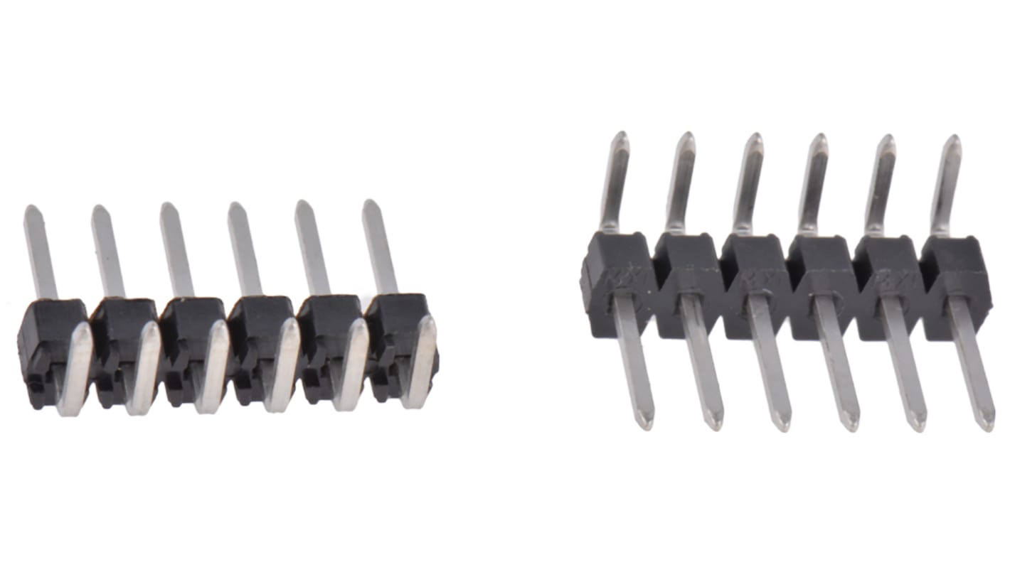 Molex C-Grid III Series Right Angle Through Hole Pin Header, 6 Contact(s), 2.54mm Pitch, 1 Row(s), Unshrouded