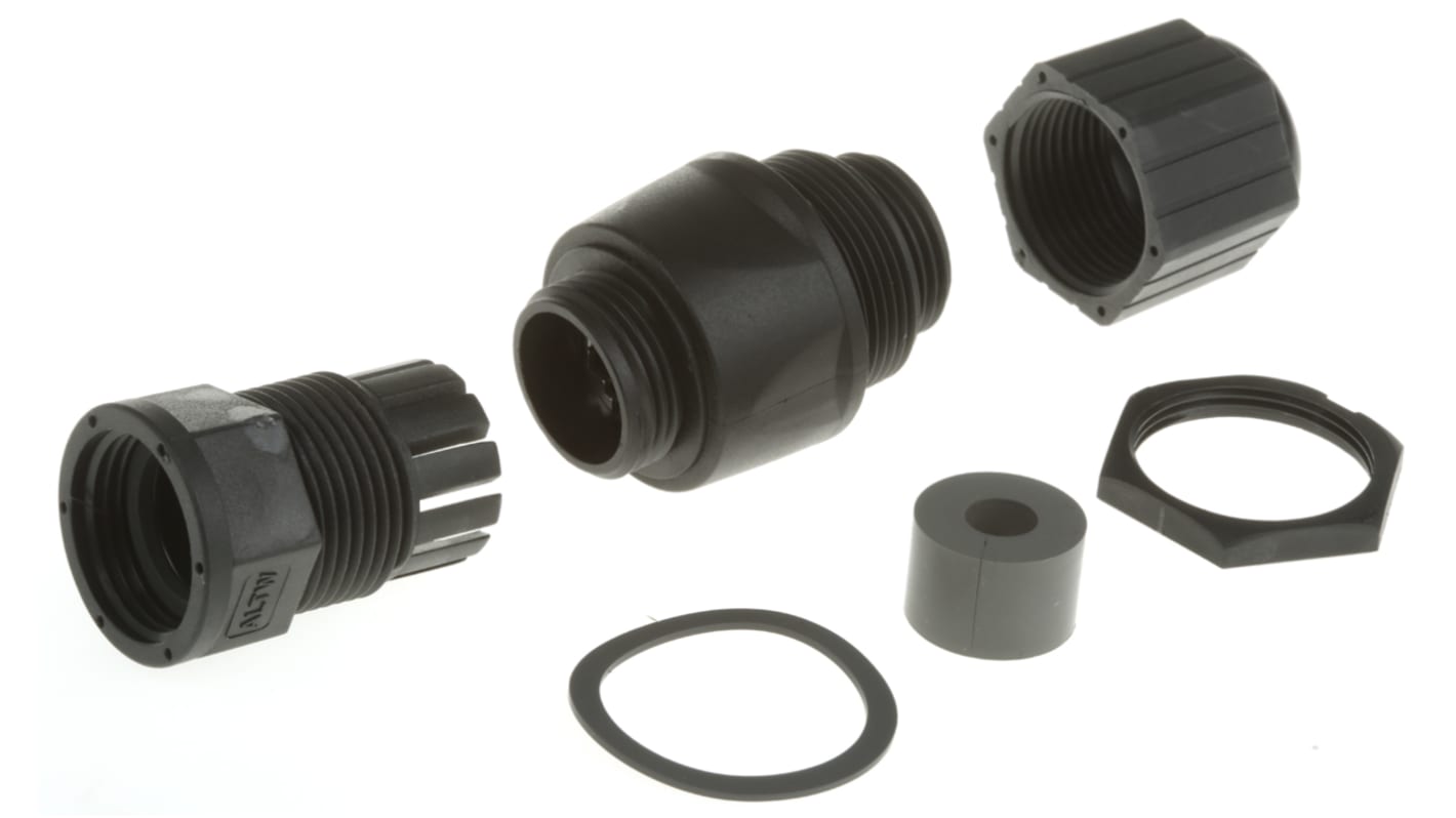 Amphenol Industrial RDP Series Female RJ45 Connector, Cable Mount Straight