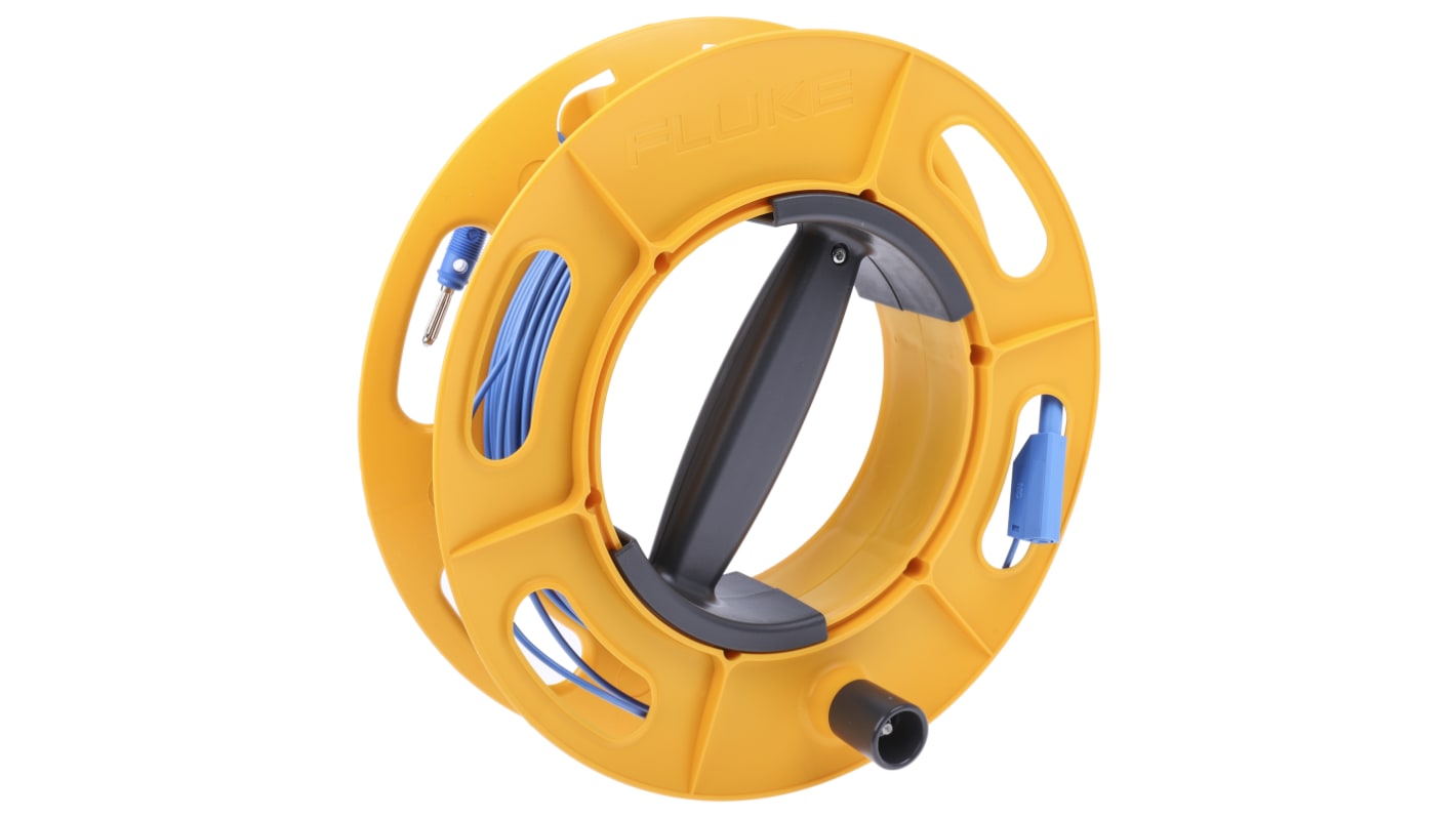 Fluke CABLE REEL 25M BL Ground Earth Cable Reel, For Use With 1623 Series, 1625 Series