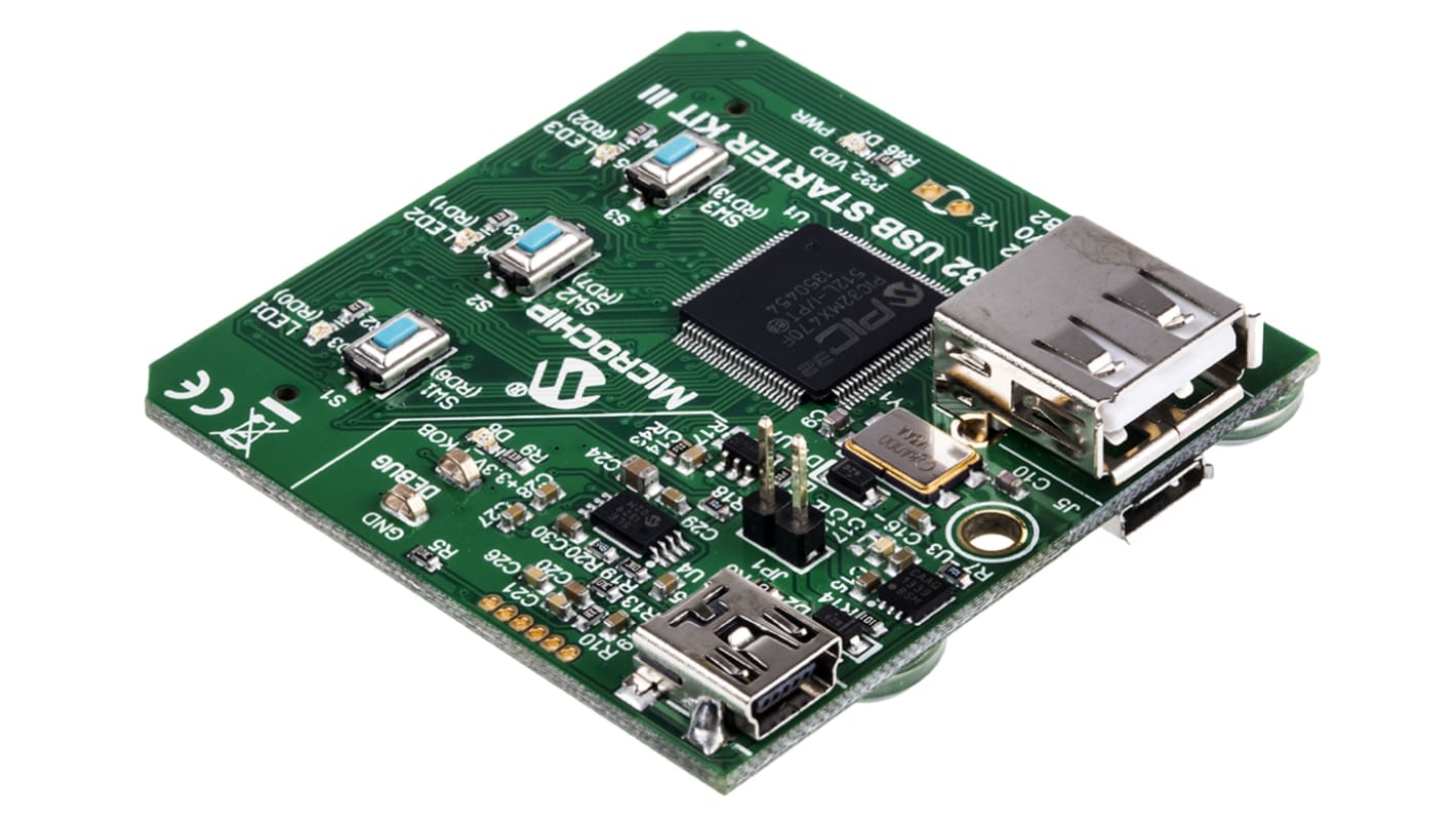 Microchip スタータキット, スタータキット, PIC32 USB, MCU, DM320003-3