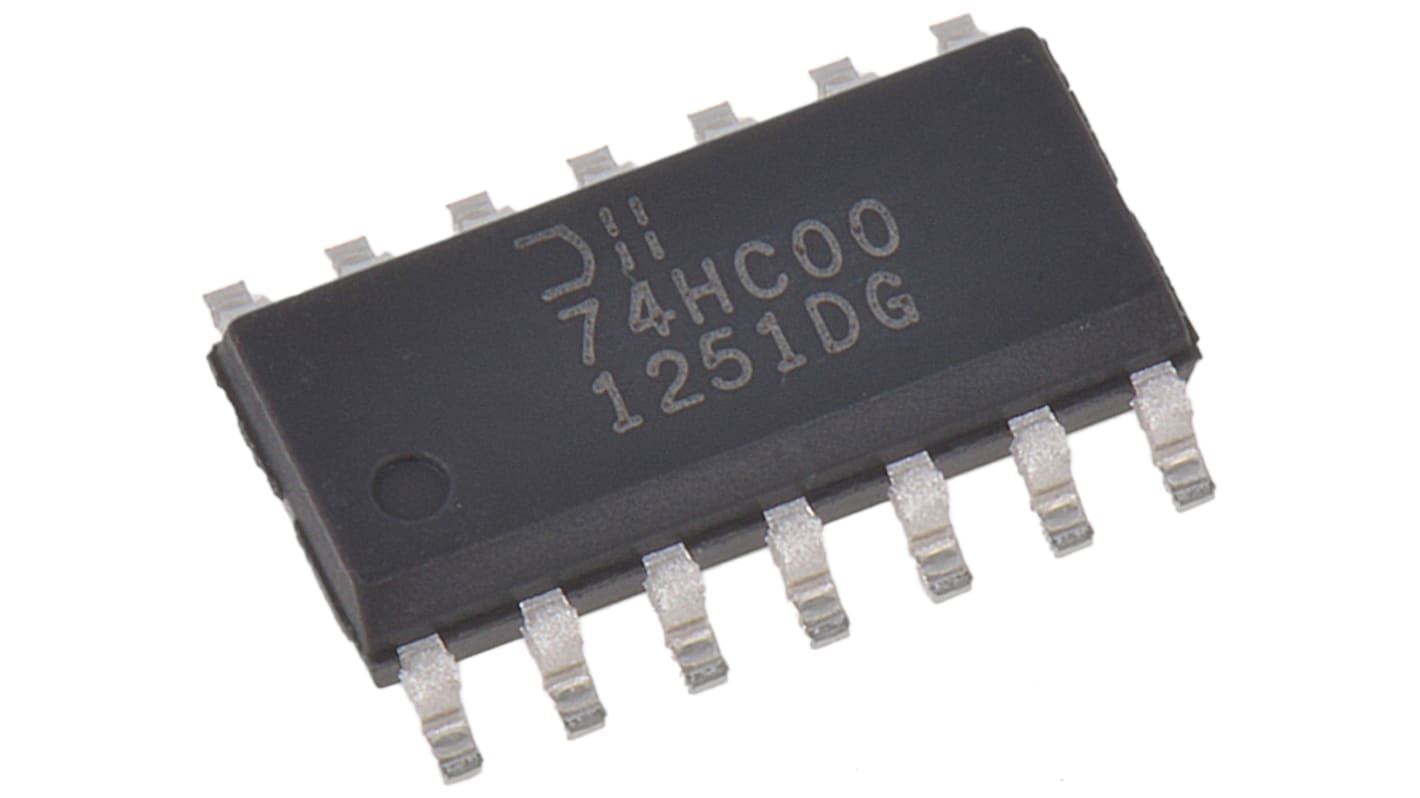 Gate logico Quad NAND DiodesZetex, 2 V → 6 V, 14 Pin, SOIC