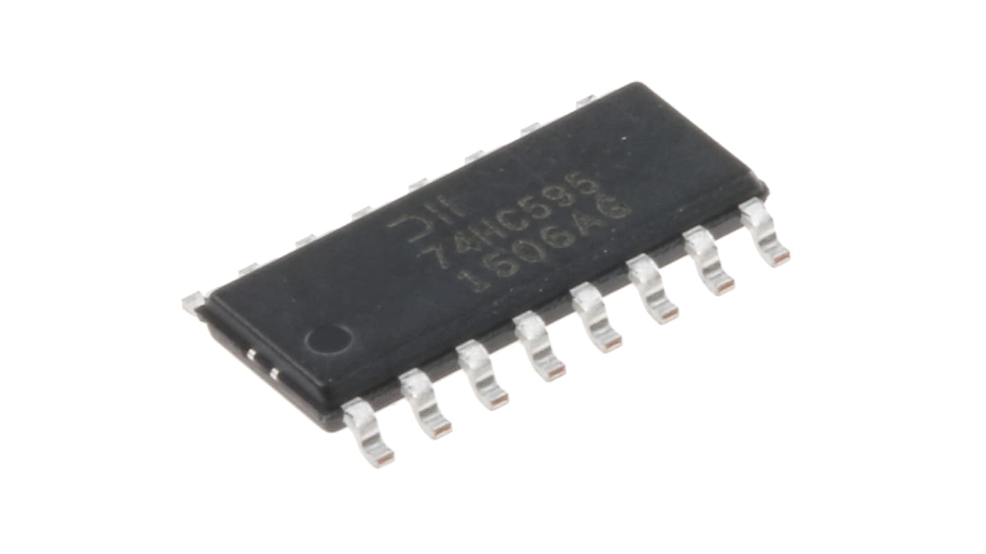DiodesZetex シフト レジスタ HCシリーズ 8ステージ シフトレジスター 単方向, 16-Pin SOIC 1 74