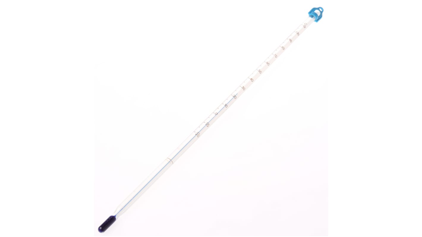 Brannan Immersion Glass Thermometer, +110 °C max