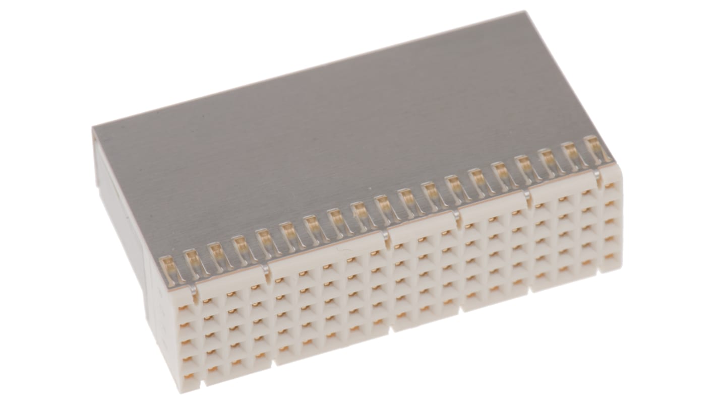 ERNI, ERmet 2mm Pitch Hard Metric Backplane Connector, Female, Right Angle, 5 Row, 95 Way