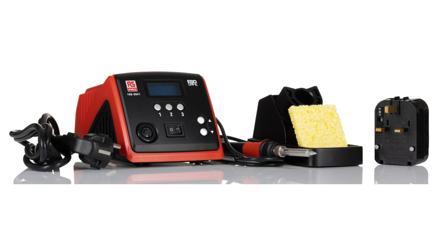 RS PRO Soldering Station 90W, 220V