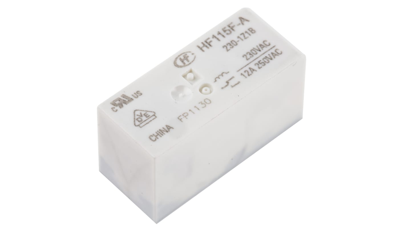 RS PRO PCB Mount Power Relay, 230V ac Coil, 12A Switching Current, SPDT