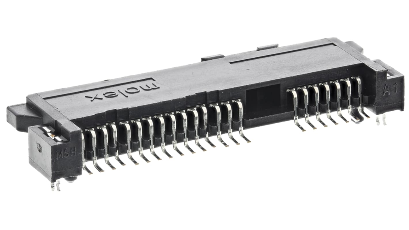 Gniazdo PCB 22 -pinowe raster: 1.27mm typu płytka – płytka Kąt Proste SMD
