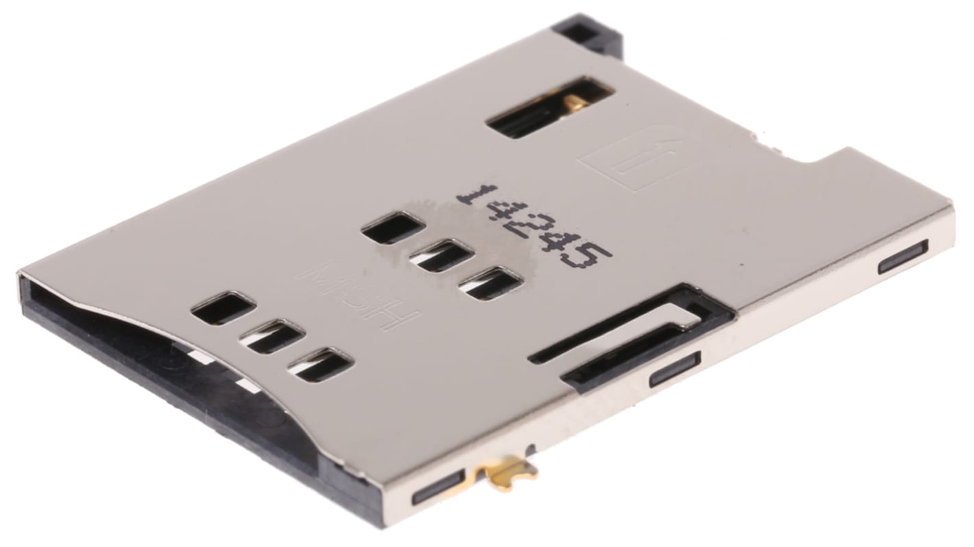 Molex, 47553 6 Way Memory Card Connector With Solder Termination