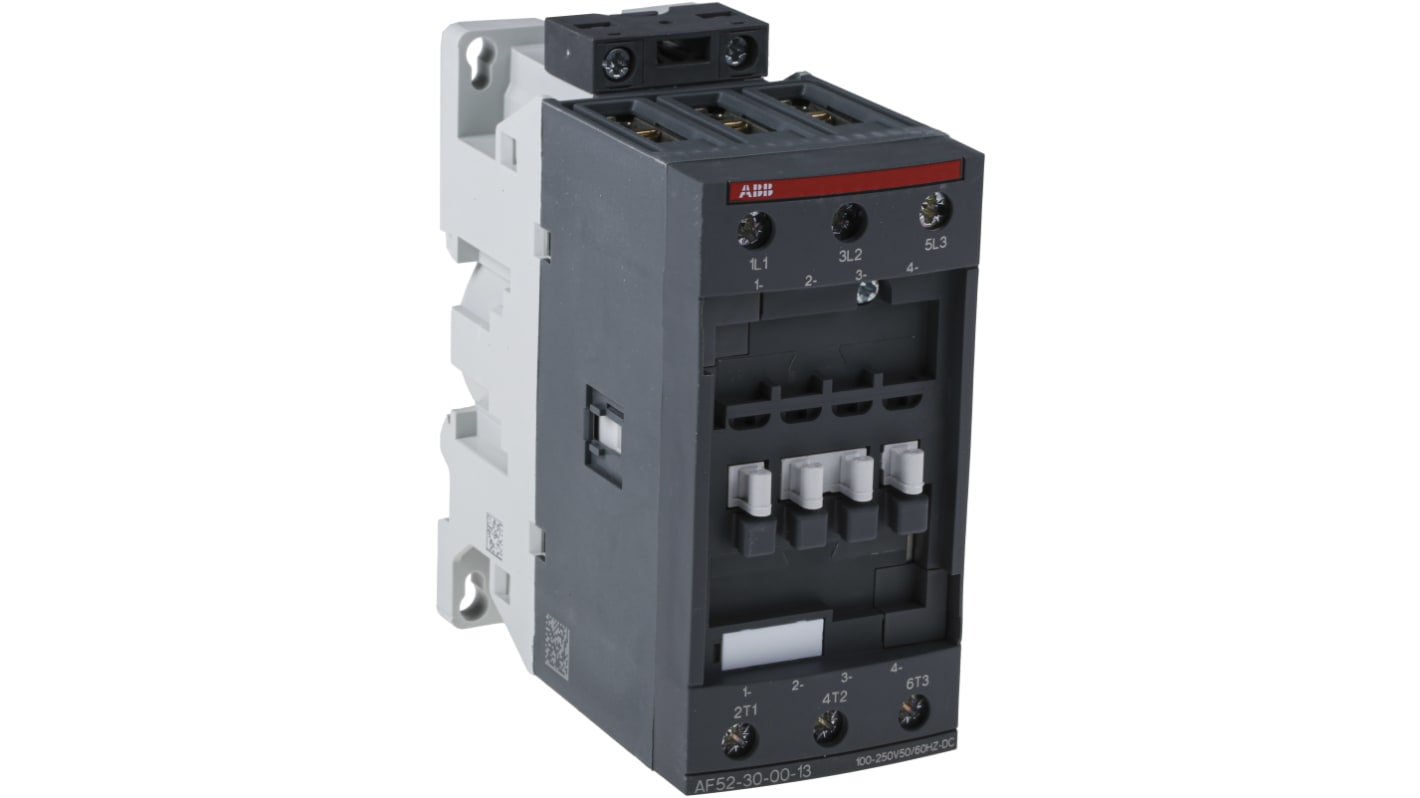 ABB AF52 AF Contactor, 230 V ac Coil, 3-Pole, 100 A, 22 kW, 3NO, 690 V ac