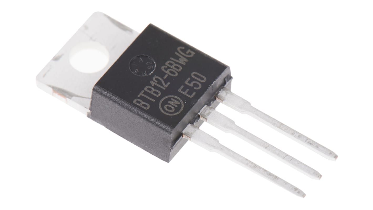 Littelfuse Through Hole, 3-pin, TRIAC, 600V, Gate Trigger 1.7V 800V