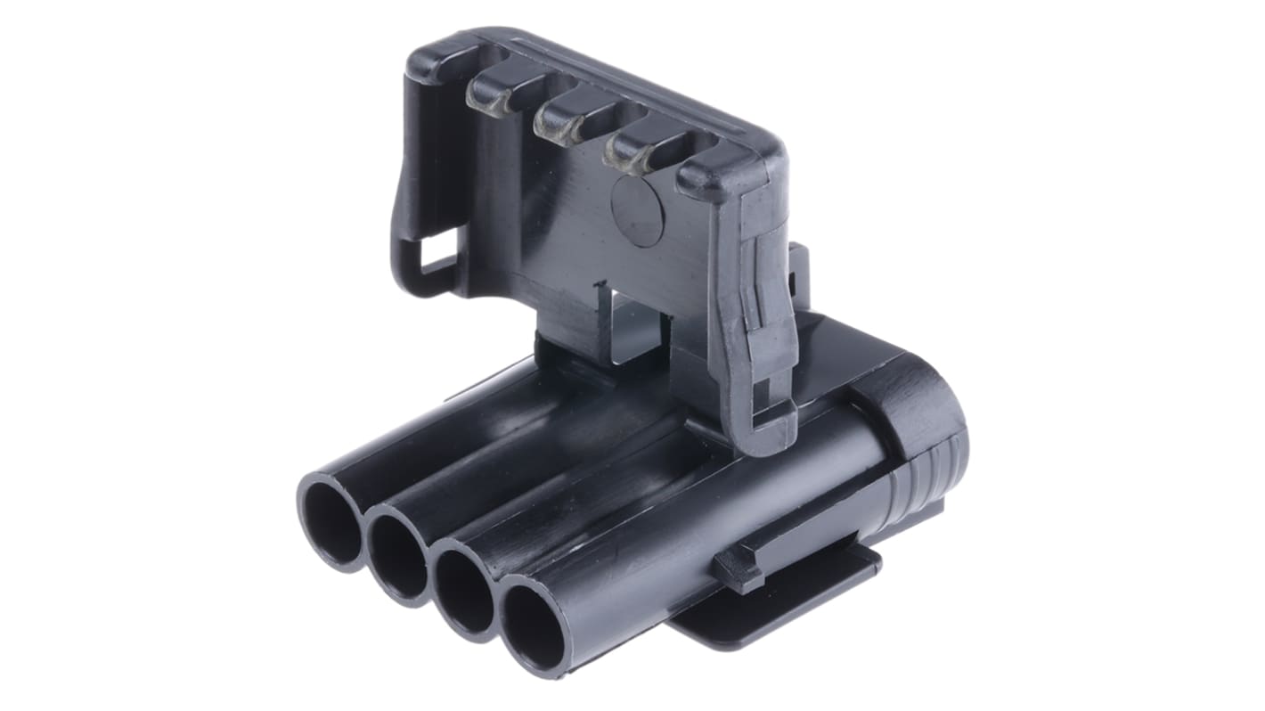 Connettore automotive Delphi, Maschio, 20A, 4 vie, file, Montaggio su cavo