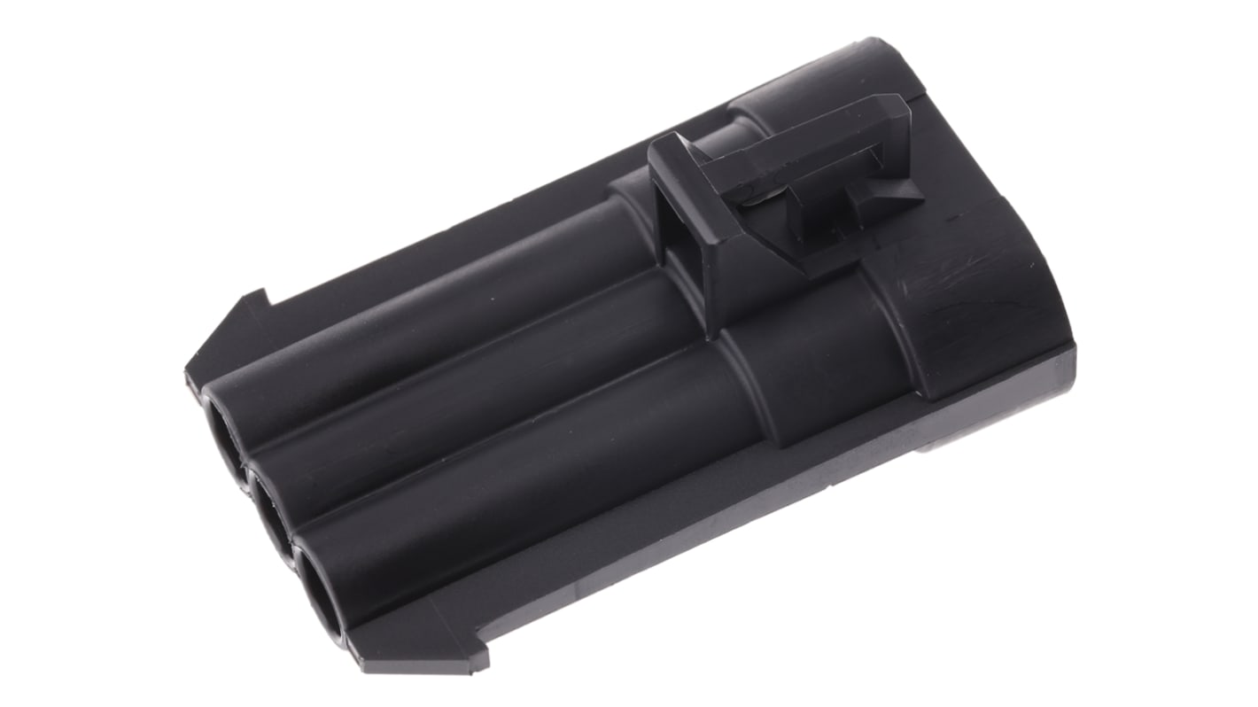 Delphi, Metri-Pack 150 Automotive Connector Plug Black Cable Mount 3 Way, Crimp Termination 12129615